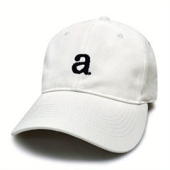 Embroidered Baseball Cap Solid Cotton Dad Hats Lightweight Sun Hats