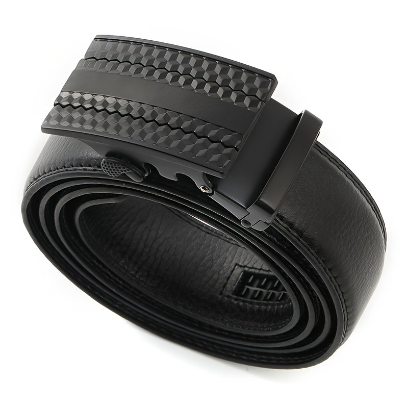 Men's PU Leather Slide Ratchet Belt