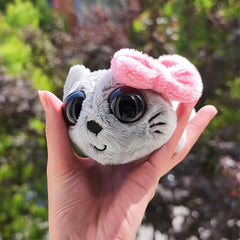 Grey Hamster Plush Toy Mini Mouse Stuffed Animal Gift & Decor