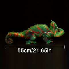 Chameleon Plush Toy Soft & Cuddly Stuffed Animal Fun Mood Change