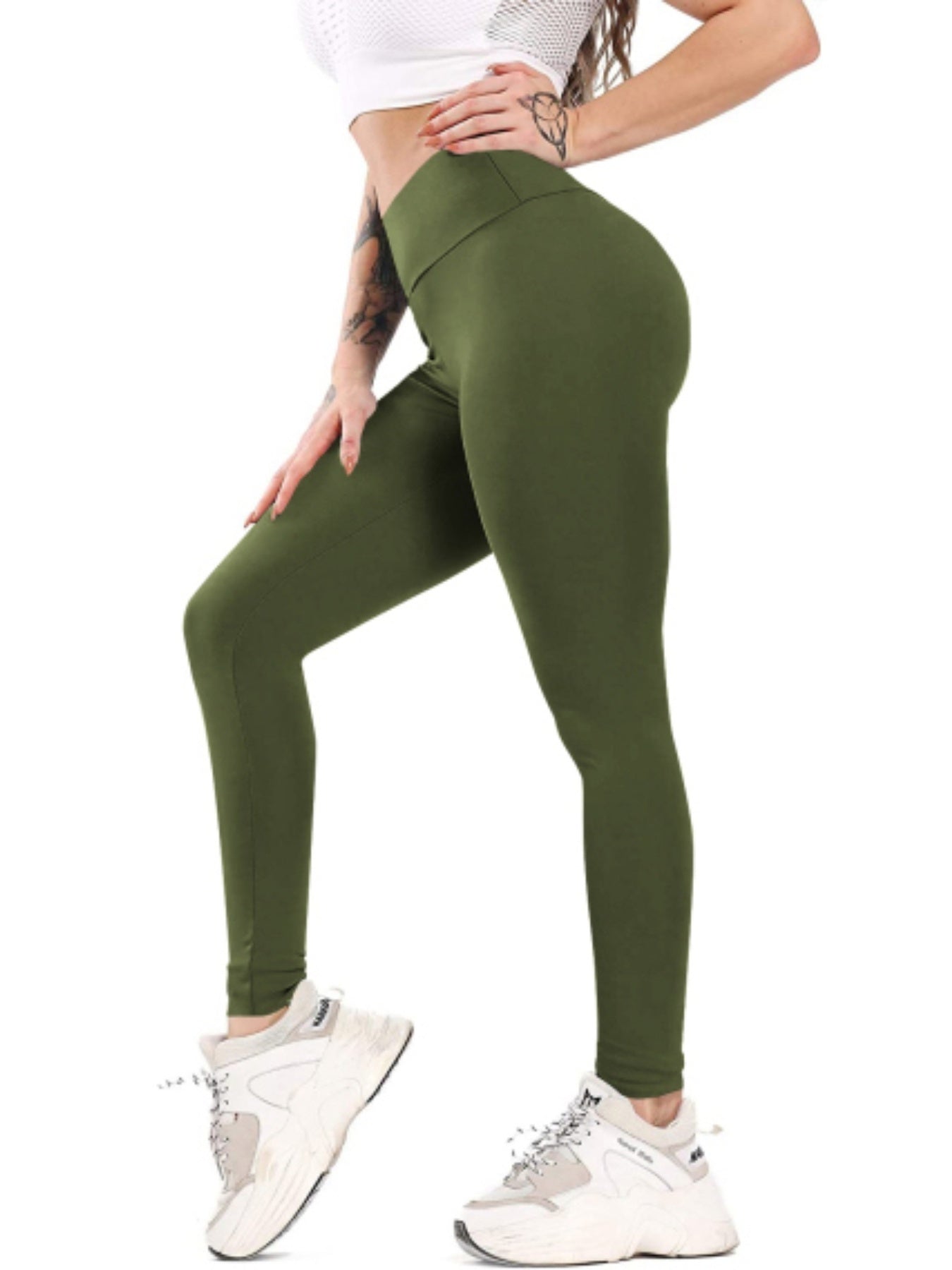 Bow Back High Waist Leggings Casual Bodycon Long Length Leggings
