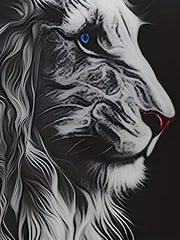 Men's Lion Graphic T shirt Breathable 3D Print Tee