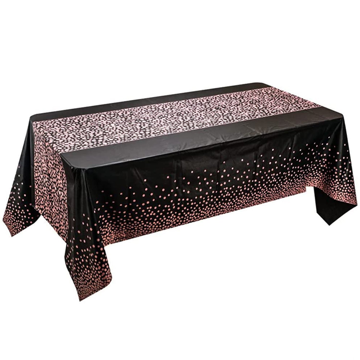 Small Polka Dot Disposable Tablecloth Waterproof PEVA for Party Decoration