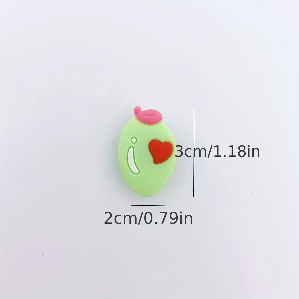 36pcs Fruit Shape Shoe Charm Resin Avocado Watermelon Shoe Buckle