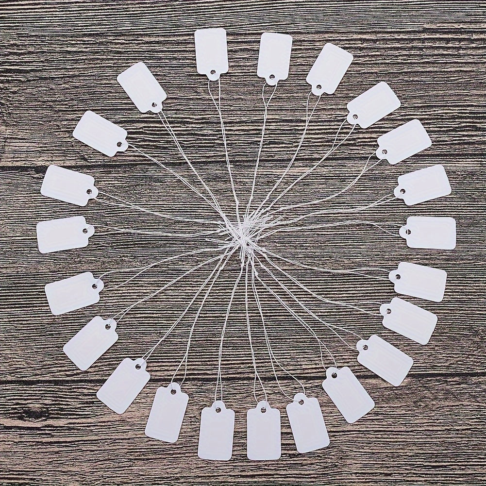 500pcs Rectangular Jewelry Tags Clothing Commodity Labels