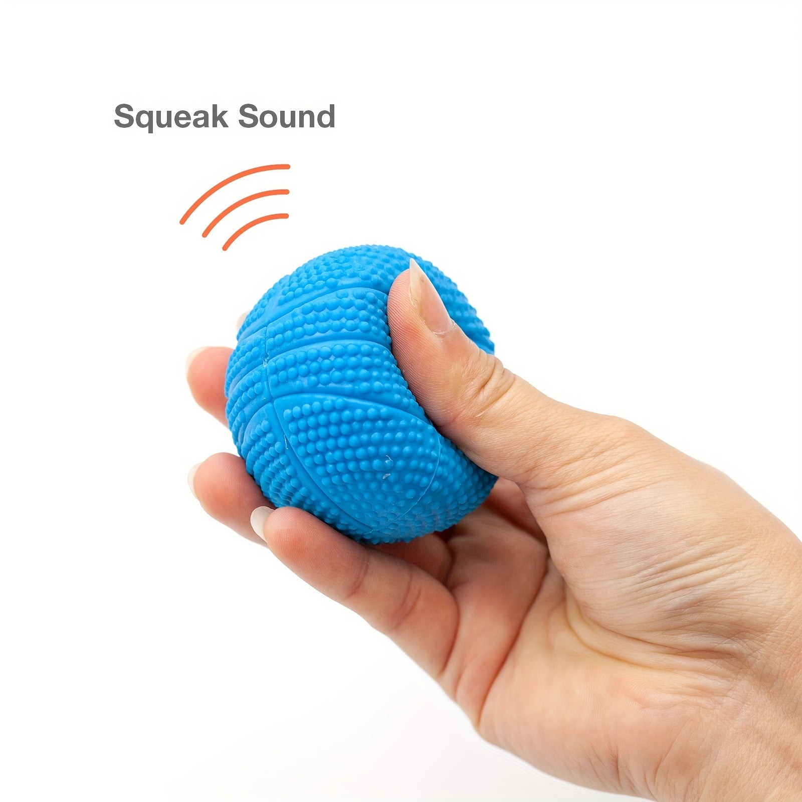 Squeaky Rubber Ball Dog Toy for All Sizes of Dogs