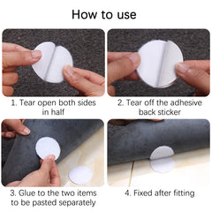 5 Pairs Hook And Loop Bed Sheet Holder Sofa Quilt Carpet Non-slip Sticker