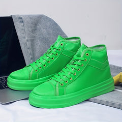 Men's High Top Canvas Skate Shoes Non Slip Sneakers