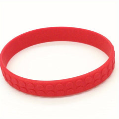 Silicone Wristband Building Blocks for Sports and Play