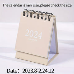 Morandi Mini Table Calendar Coil Desktop Decoration