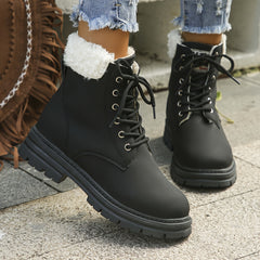 Women's Non slip Medium Top Thickened Motorcycle Boots