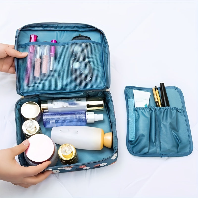 Waterproof Travel Toiletry Bag Large Zipper Makeup Organizer