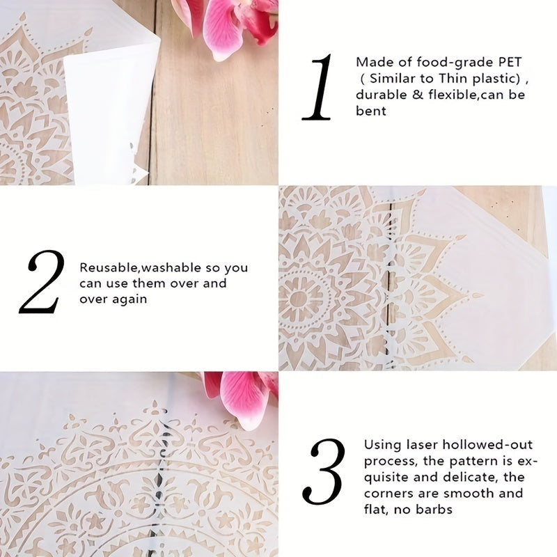 1pc Striped DIY Painting Template