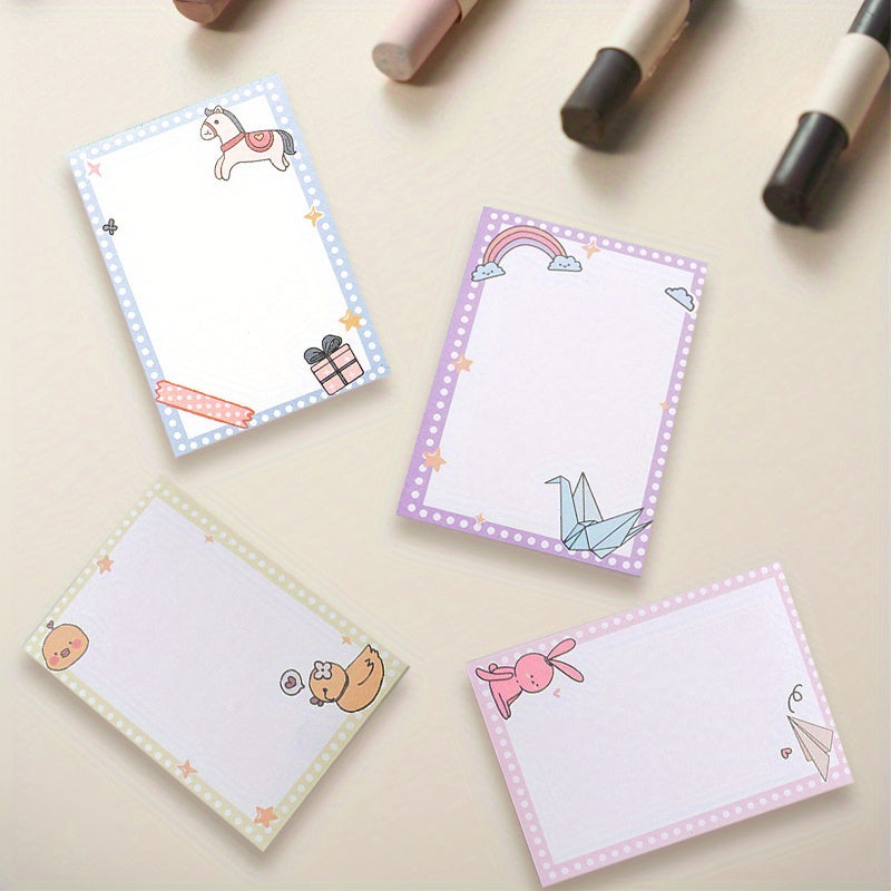 4PC Mini Sticky Note Office Paper Student Study Sticky Note Book