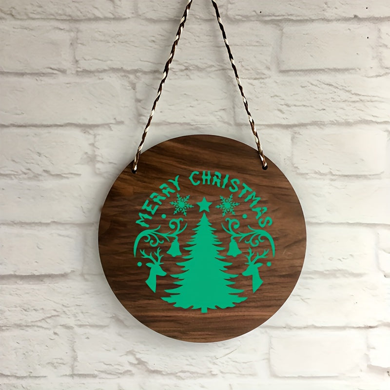 Reusable Christmas Tree Deer Drawing Template DIY Decoration