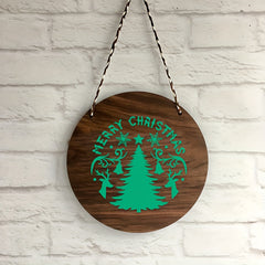Reusable Christmas Tree Deer Drawing Template DIY Decoration