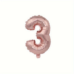 Rose Golden Aluminum Film Balloon Birthday Party Decoration
