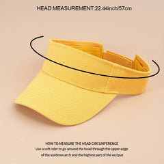 Women's Candy Visor Hat Lightweight Sun Hats