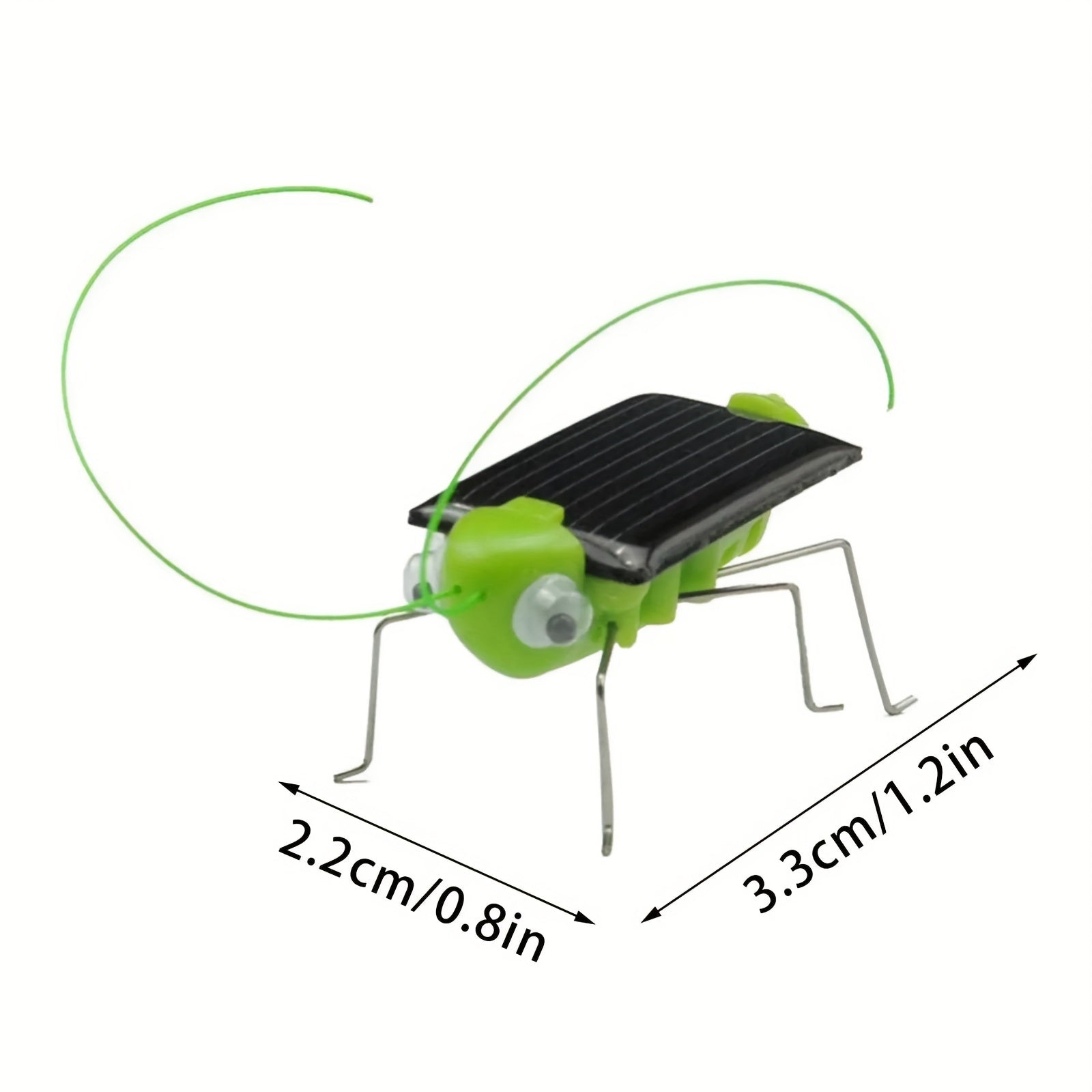 Funny Solar Powered Grasshopper Toy Puzzle for Kids