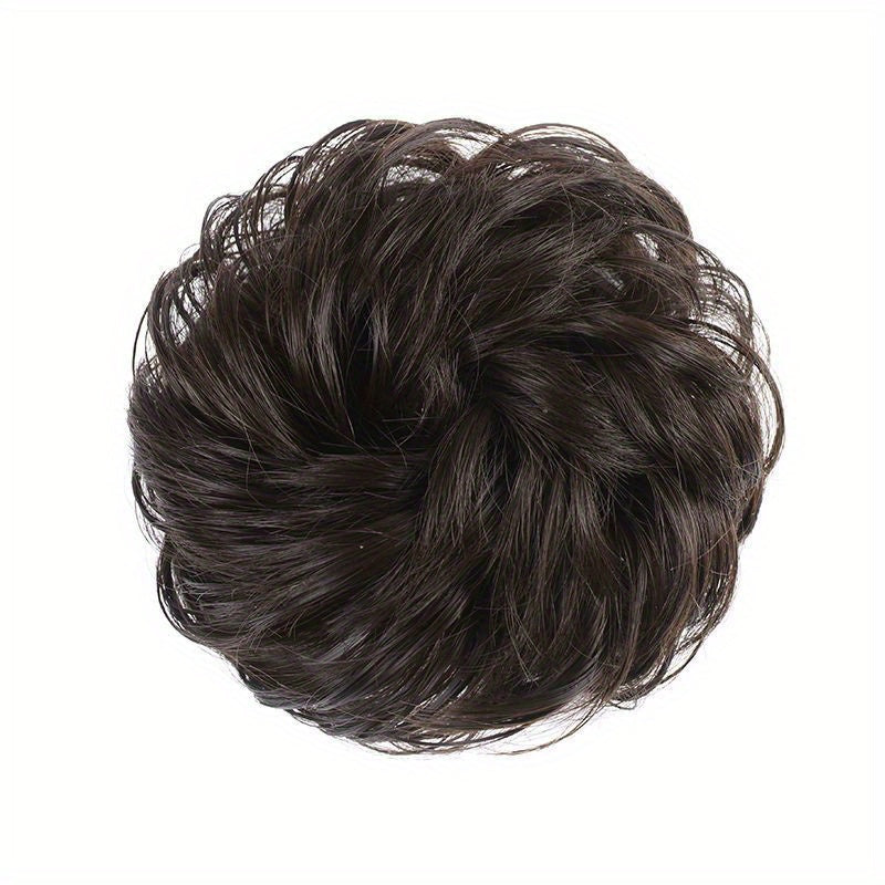 Wavy Curly Scrunchies Hair Extensions Thick Updo Ponytail Hairpieces