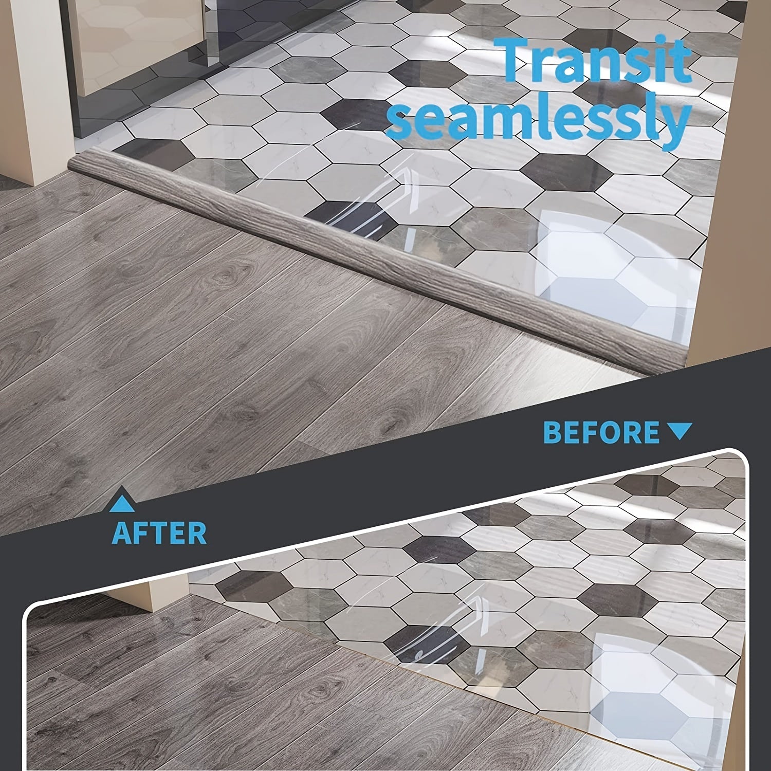Self Adhesive Vinyl Transition Strip 3 3ft Laminate Floor Divider