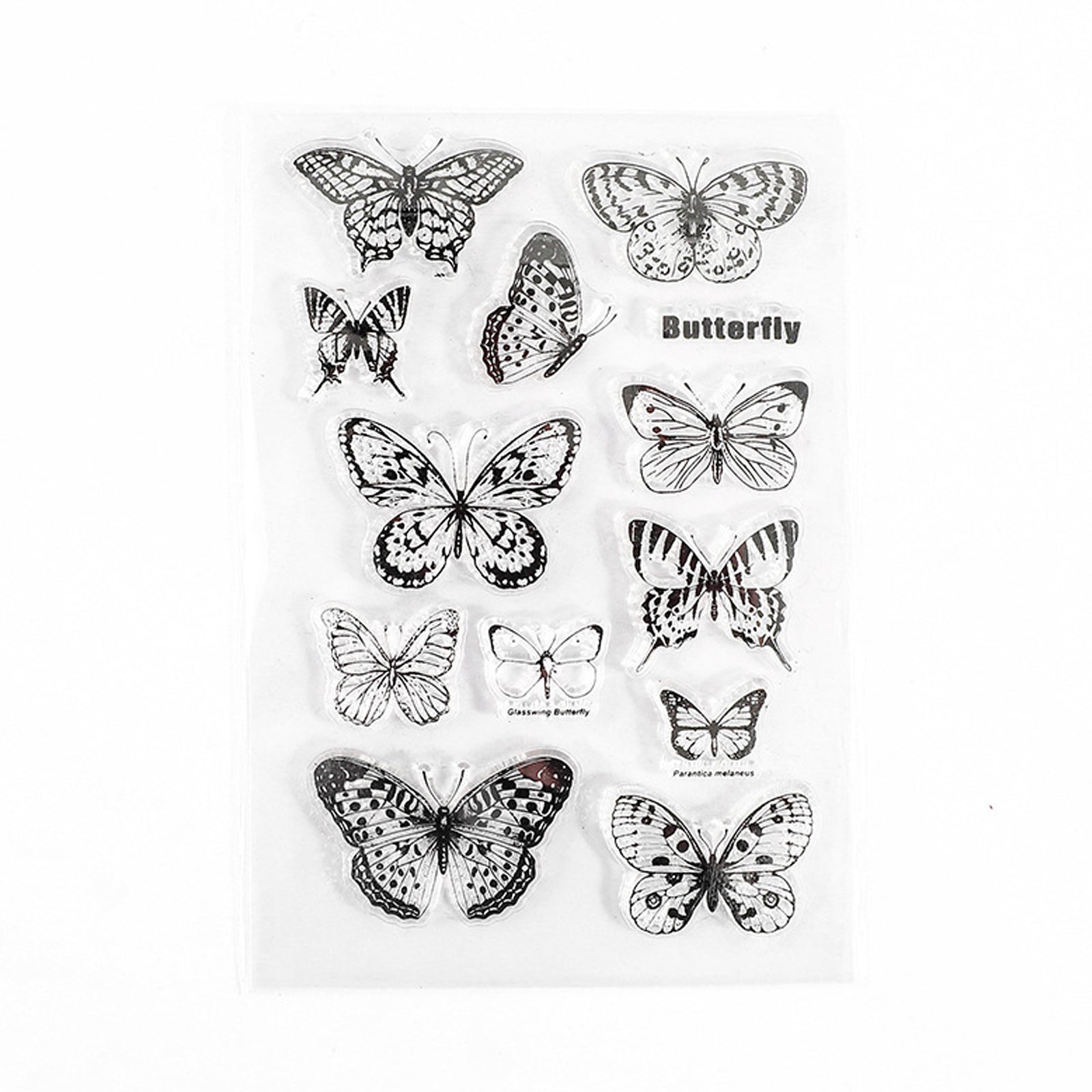 Butterfly Silicone Transparent Stamp for Card Making