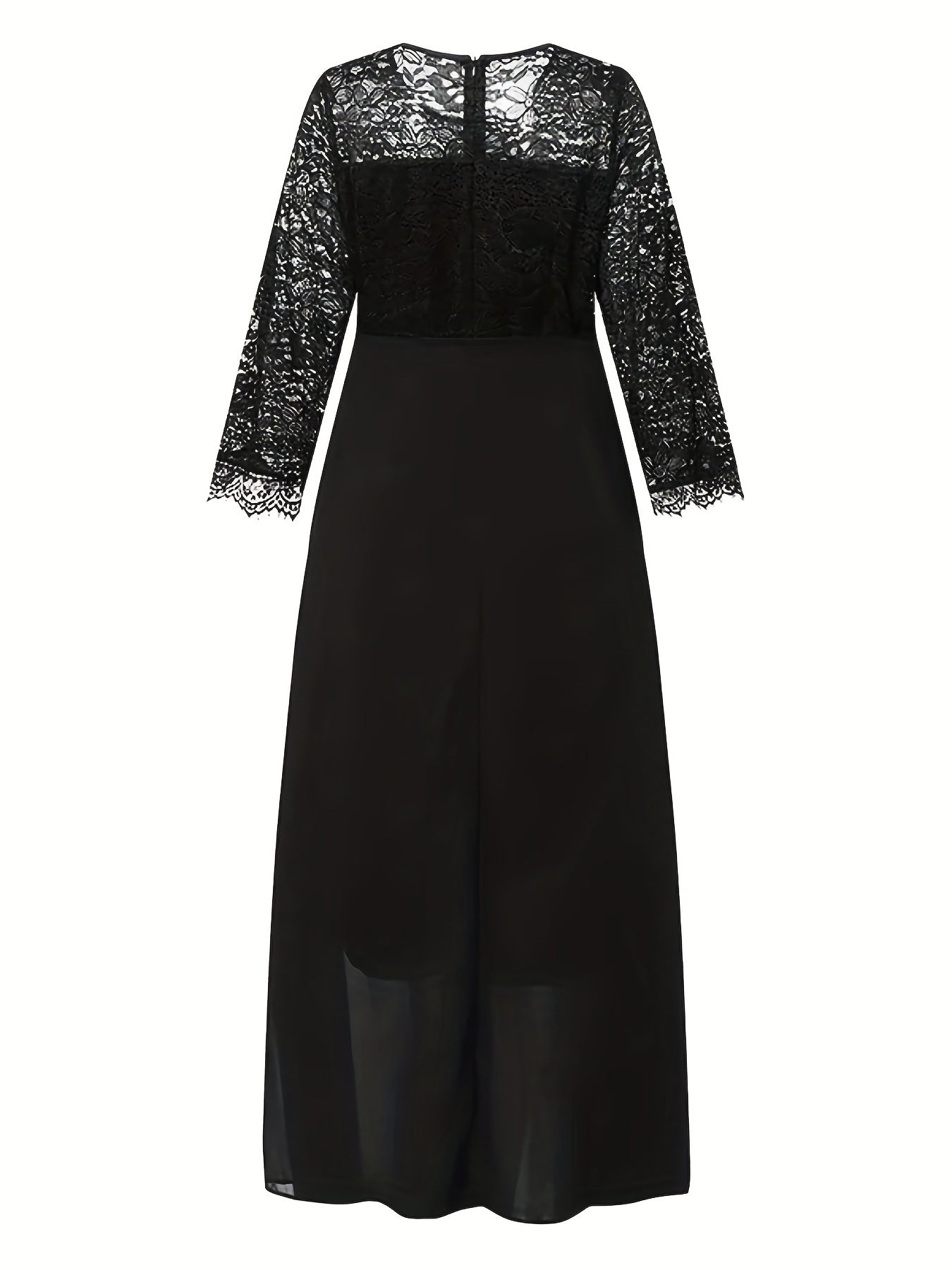 Women's Floral Jacquard Lace Cocktail Dress