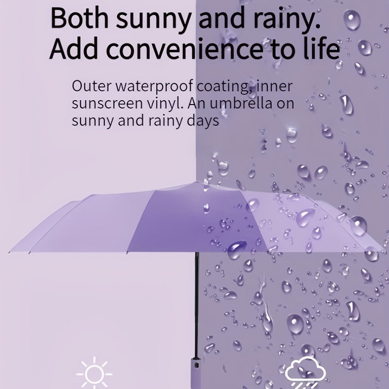 24 Bone Umbrella Fully Automatic UV Protection Outdoor Travel Umbrella