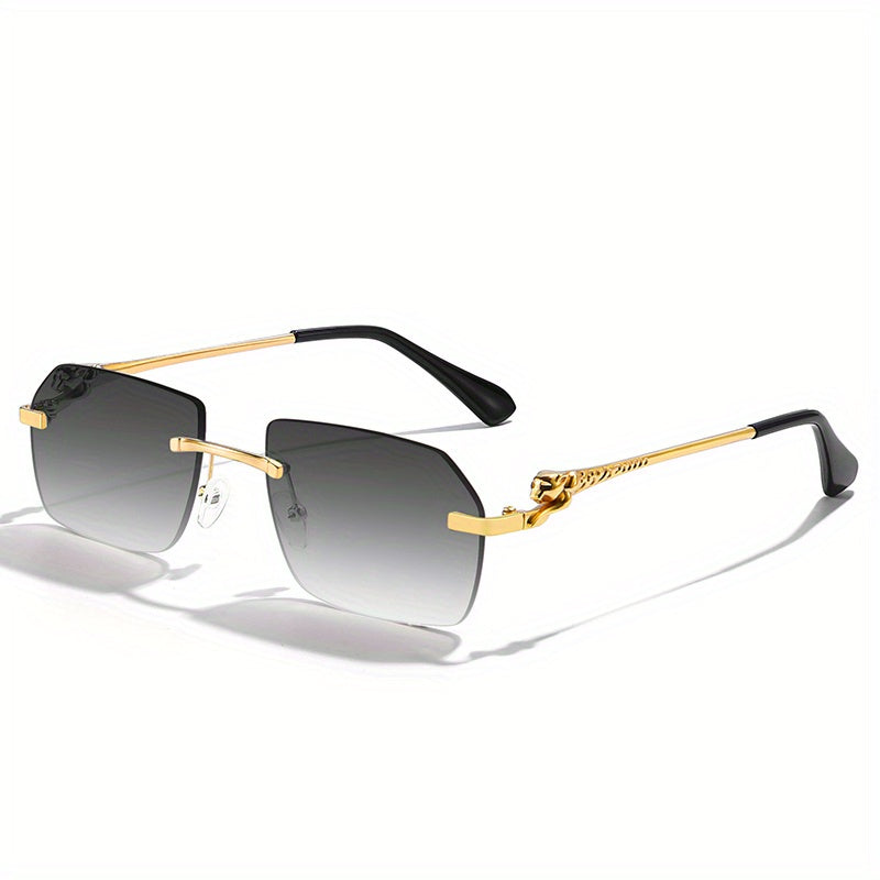 Men's Rimless Sunglasses Sun Protection Sports Eyeglasses