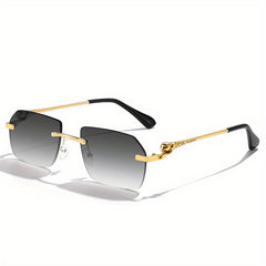 Men's Rimless Sunglasses Sun Protection Sports Eyeglasses