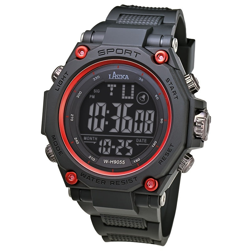 Kids' Digital Wristwatch with Backlight IPX7 TPU Strap