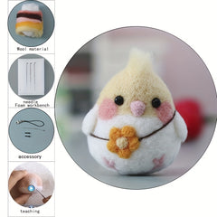Bird Wool Felt DIY Material Bag Wall Decoration Kit