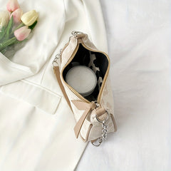 Flower Pattern Canvas Shoulder Bag Women's Crossbody Bag