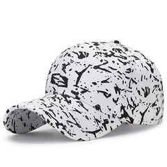 Dotted Print Cotton Baseball Cap Hip Hop Candy Casual Dad Hats Adjustable