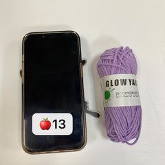 Glow In The Dark Yarn 10 Rolls Pack Soft Yarn for Crocheting & Knitt