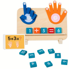 Wooden Hand Shaped Math Teaching Toys