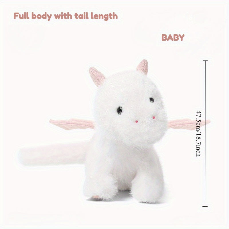 Family Interactive Dragon Plush Set 4 Unique Designs Soft & Safe for Role Play