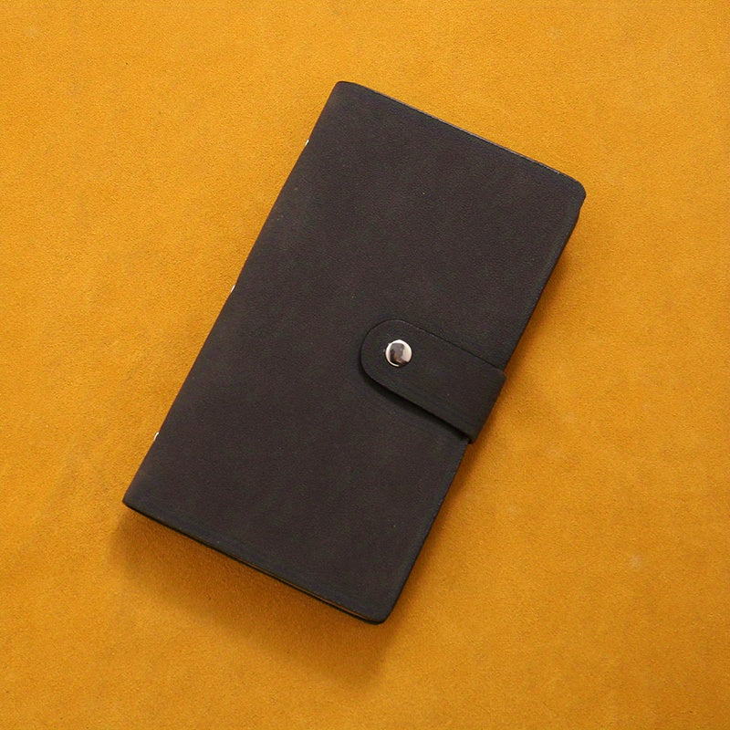Frosted Leather Large Capacity Card Slot Long Holder