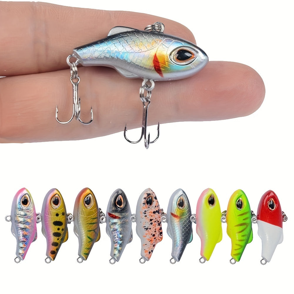 Winter Wobbler Sinking Fishing Crankbaits Vib Lure Ice Hard Lure