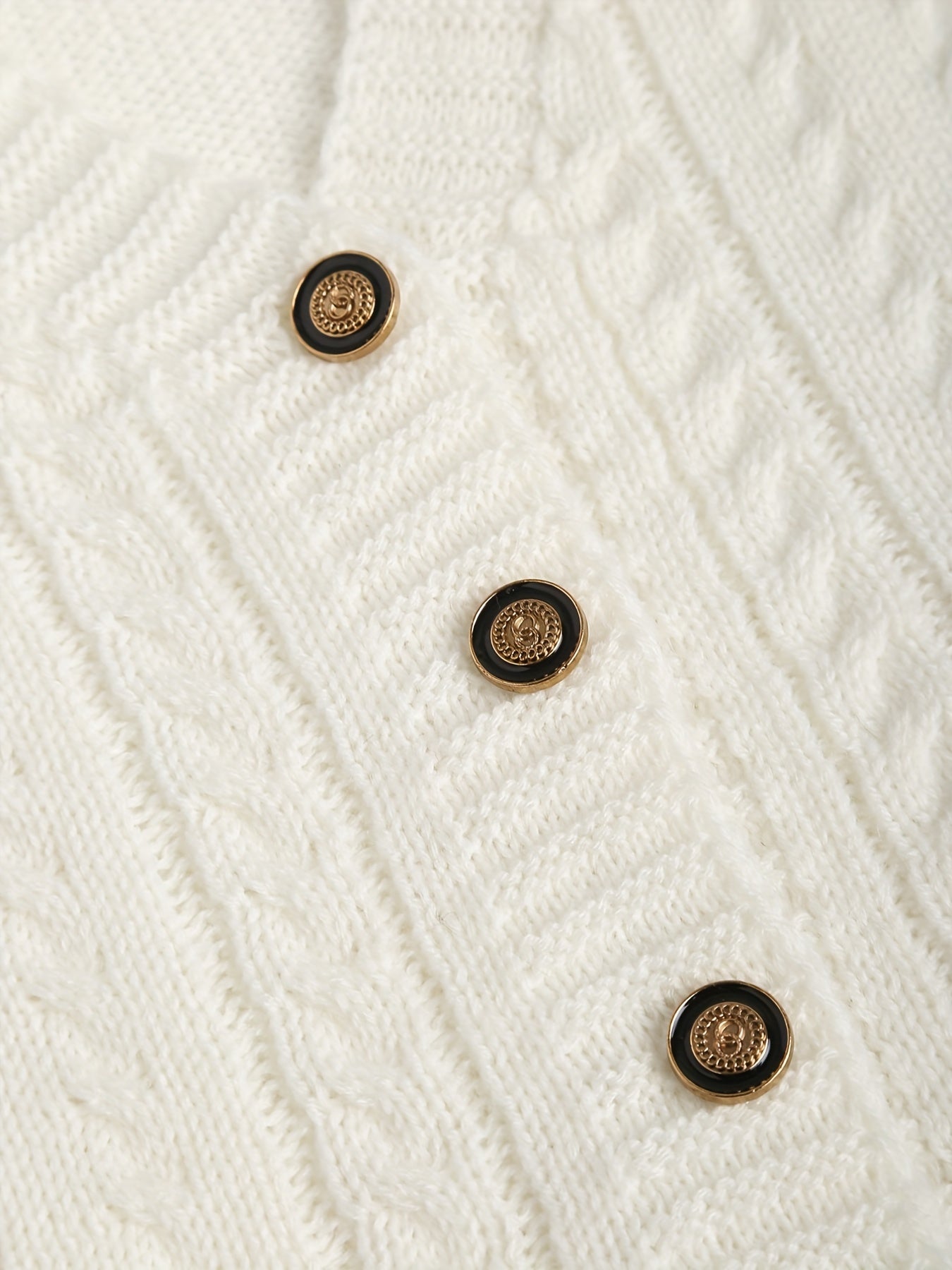 Kids Button V neck Knit Cardigan Sweater Coat Top For Toddlers