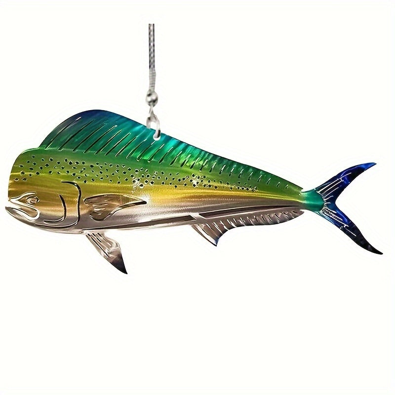 Shark Acrylic Car Mirror Pendant Bag & Key Chain Accessory Christmas Ornament