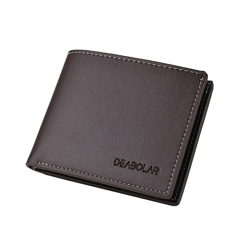 Men's PU Leather Wallet with Card Holder and Slots