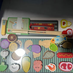 Kids BBQ Toy Set with Food and Utensils