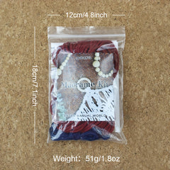 Macrame Kit for Beginners DIY Earphone Case with Tutorial