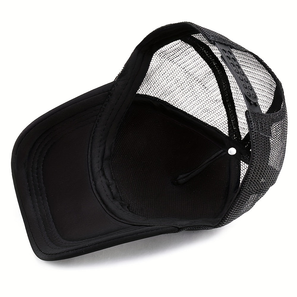 Unisex Cartoon Print Baseball Cap Outdoor Sport Sunshade Adjustable Breathable