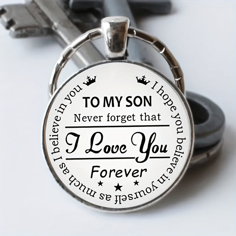Zinc Alloy Crown Keychain For Men - Vintage Keychain For Son