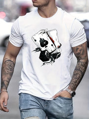 Poker Dice Men's Graphic T-shirt for Summer