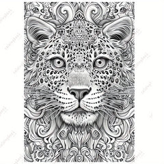 Animal Mandalas Coloring Book - Vibrant Cat & Intricate Patterns for Adults