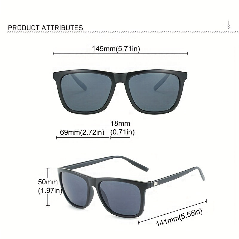 Men's Polarized UV Protection Retro Sunglasses
