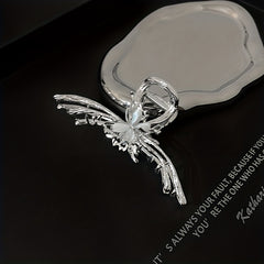 Opal Butterfly Hair Claw Back Head Clip Hair Accessory